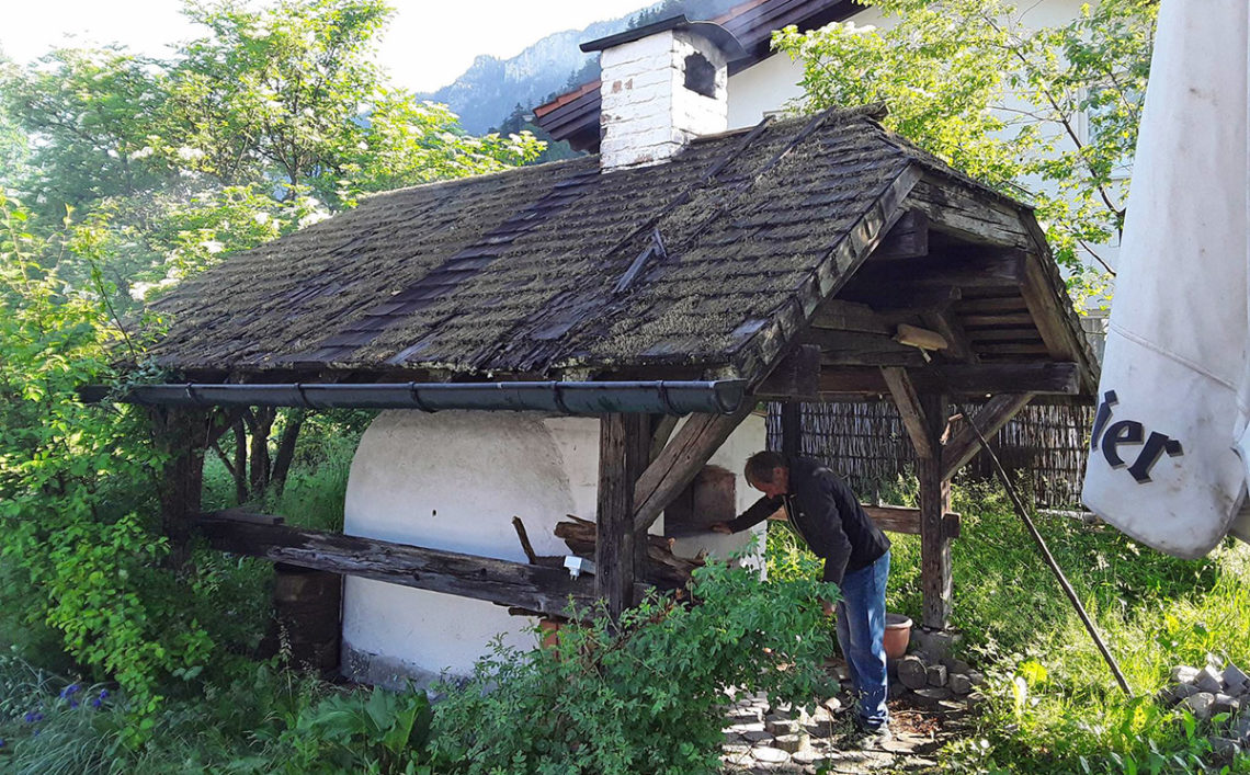 Der alte Bauern-Steinofen in Bischofswiesen