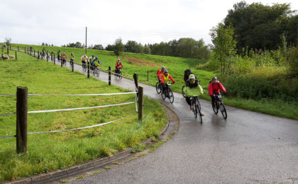 Euregio Genuss Radtour 2017: Radfahrer trotzen dem Regen