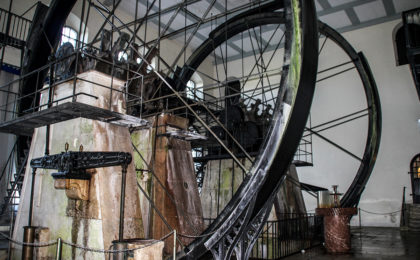 Die Wasserräder in der Alten Saline Bad Reichenhall drehen sich noch immer