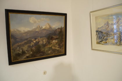 Mehr als 70 Jahre liegen zwischen den Gemälden von Heinrich Hiller (1870) und Friedrich Ludwig (1945)