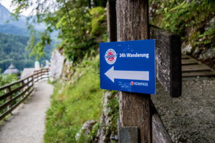 Beschilderung für das Berchtesgadener Land Wander-Festival