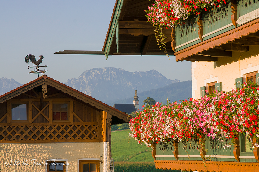 Die Tradition des herrlichen Blumenschmuckes im Berchtesgadener Rupertiwinkel