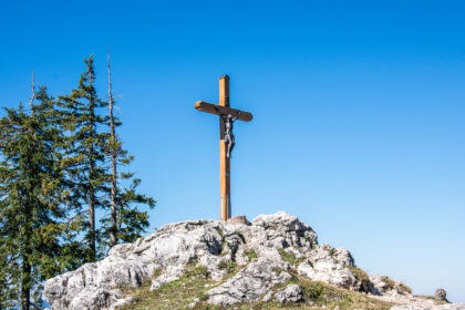 Das Gipfelkreuz auf dem Predigtstuhl