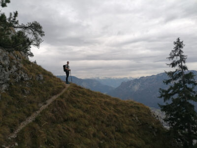 Blick vom Fuderheuberg zu den Berchtesgadener Alpen