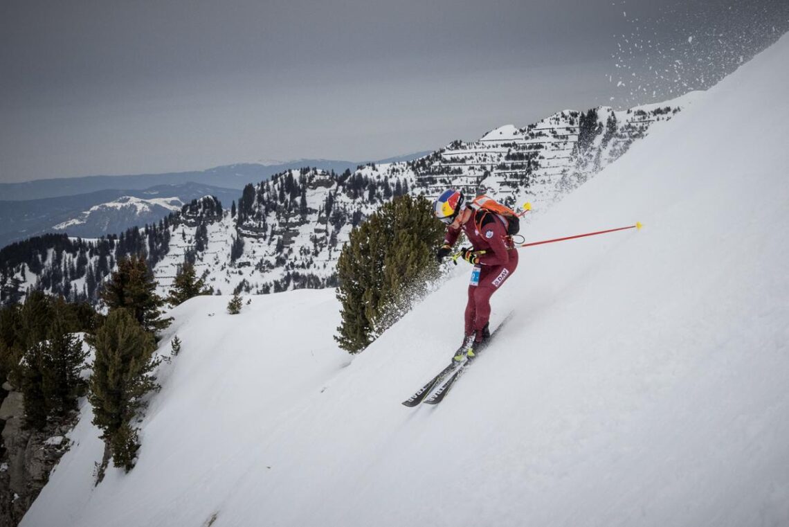 Toni Palzer beim Individual Weltcuprennen im französischen Skiort Flaine t.
